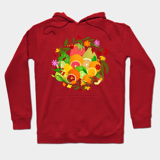 Fruit basket Hoodie by Pearsville